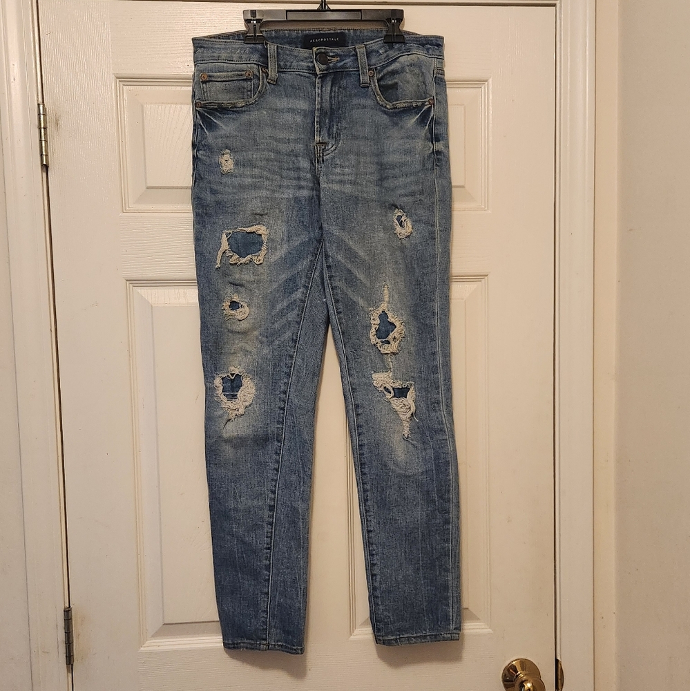 Aeropostale Distressed Blue Jeans 29/30